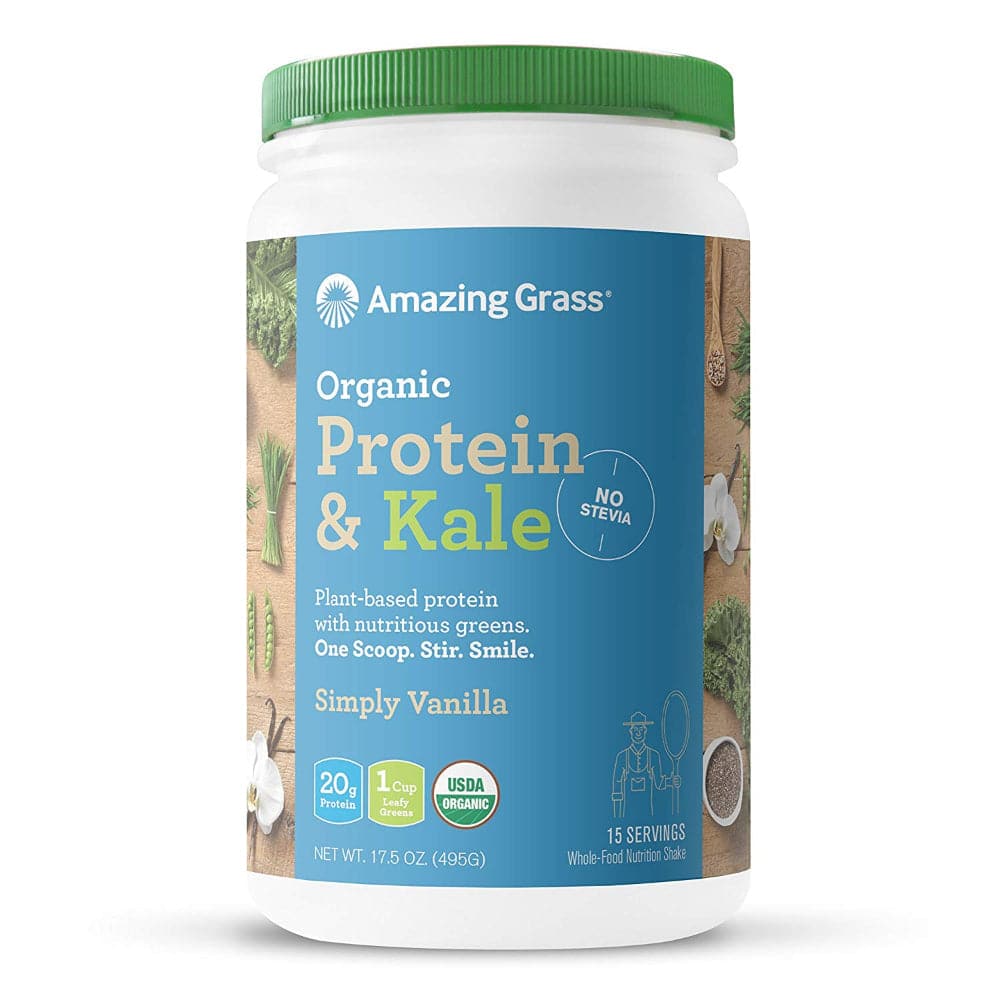 Amazing Grass – Bio Protein & Kale Simply Vanille, 495g