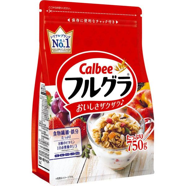 Calbee Frugula 750g Cereal Wholesome & Nahrhaftes Frühstück – Tokyo Snack Land