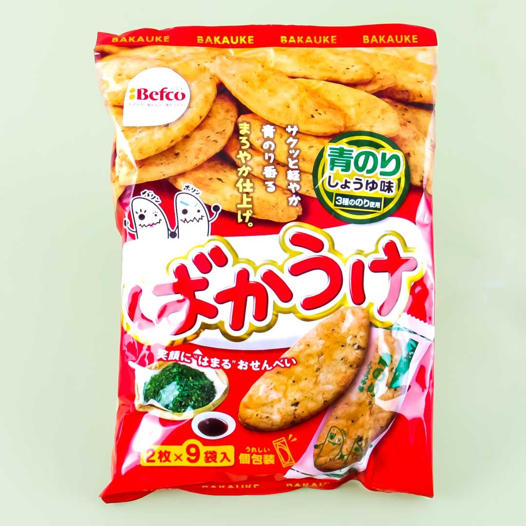 Befco Kuriyama Bakauke Reis Crackers – Aonori