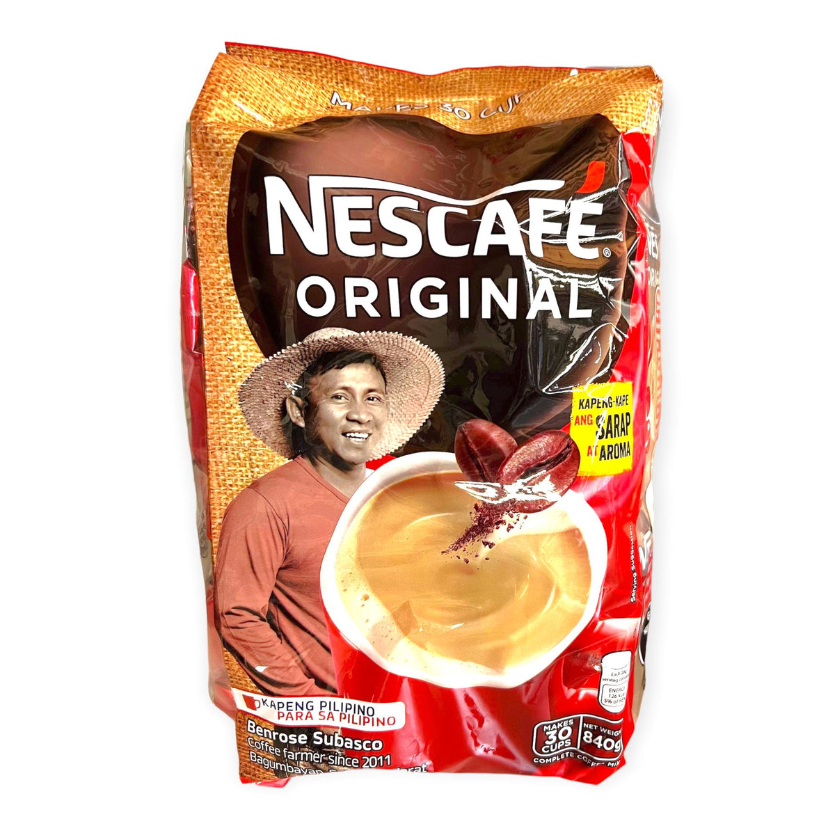 Nescafe – Original Kaffeemischung – Kapeng Pilipino – 30er Beutel – 840 G