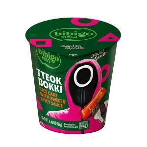 BIbigo Squid Game TTeok Bokki Reiskuchen mit süßer & würziger Sauce