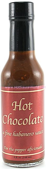 Heiße Schokolade Chilisauce mit Schokolade Habanero Paprika, 5oz