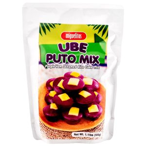 Miguelitos – UBE Puto Mix Purpur Yam gedämpften Reis Kuchen Mischung – 500 g