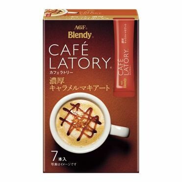 Ajinomoto, Cafe Latory, Karamell Macchiato, 7 Sticks in 1 Box