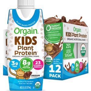 Orgain Kinderprotein bereit zu trinken Schokolade Bio 8.25 fo – Packung