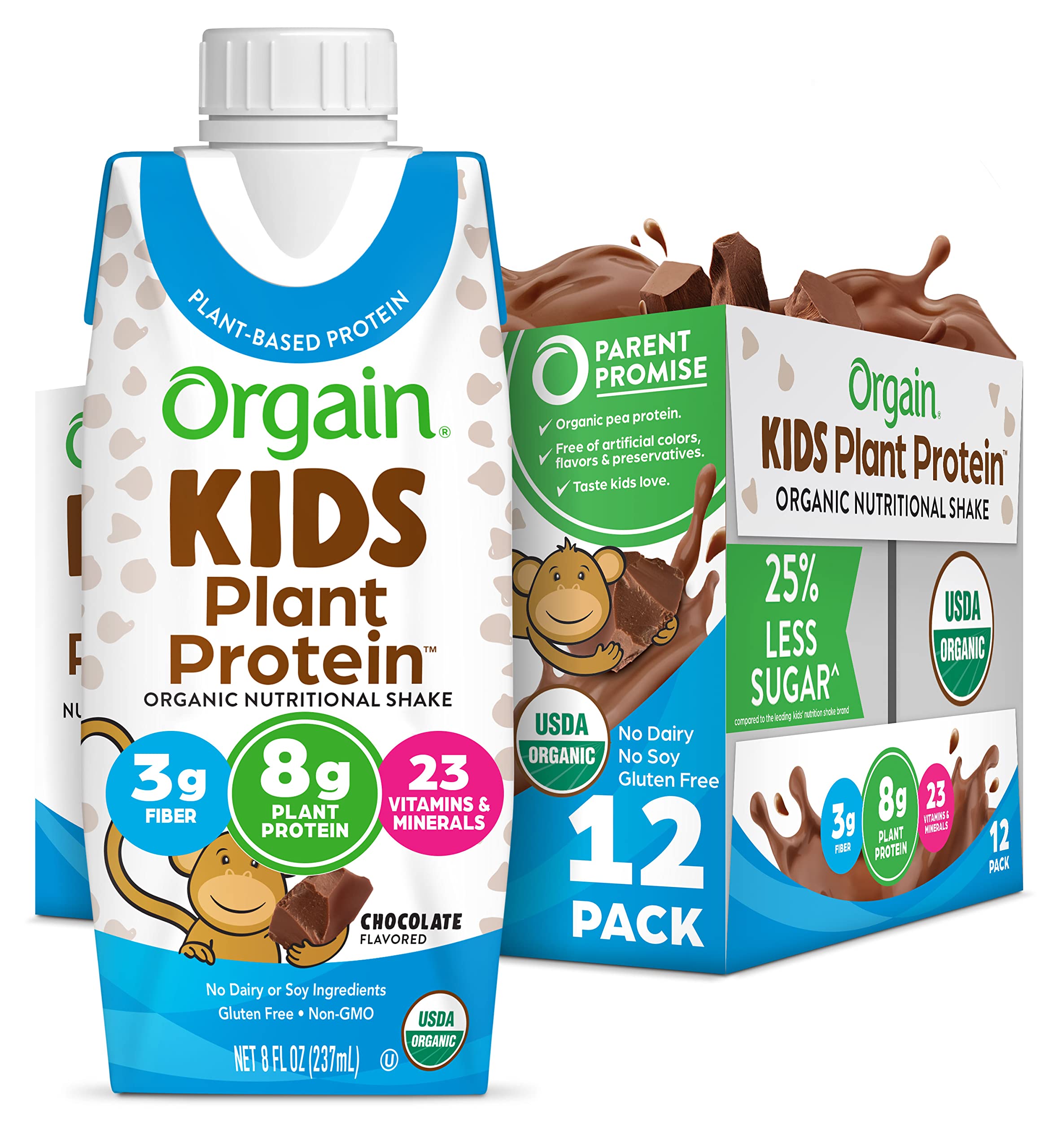 Orgain Kid Protein trinkfertig Schokolade Bio 8.25 FO – Packung mit