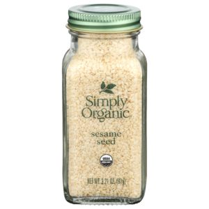 Simply Organic – Sesam sesam vollständig zertifiziert Bio, 3.21 Unzen – Packung o