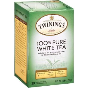Twinings weißer Tee rein, 20 Beutel, Packung mit 6