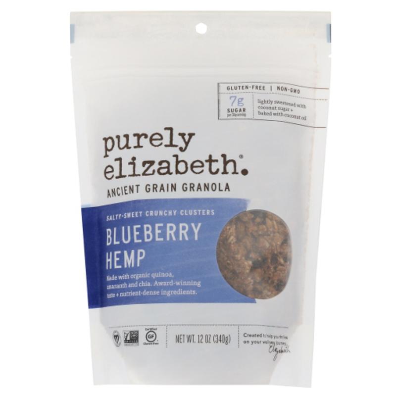 Gesunde Snacks Heidelbeere Hanf-Granola – Purely Elizabeth