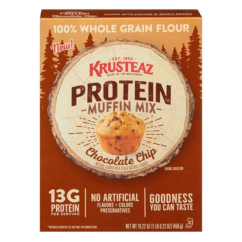 Krusteaz Protein Muffin Mischung Schokoladenchip