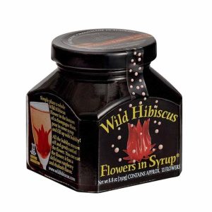 Wilde Hibiskus-Blume in Sirup