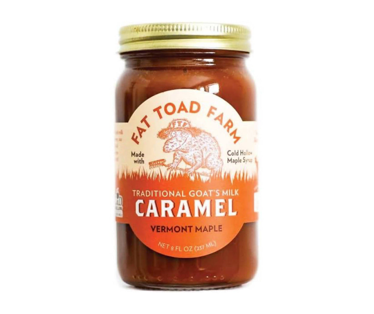 Fat Toad Farm Vermont Ahorn Ziege Milch Karamell Gläser – 12 x 8oz