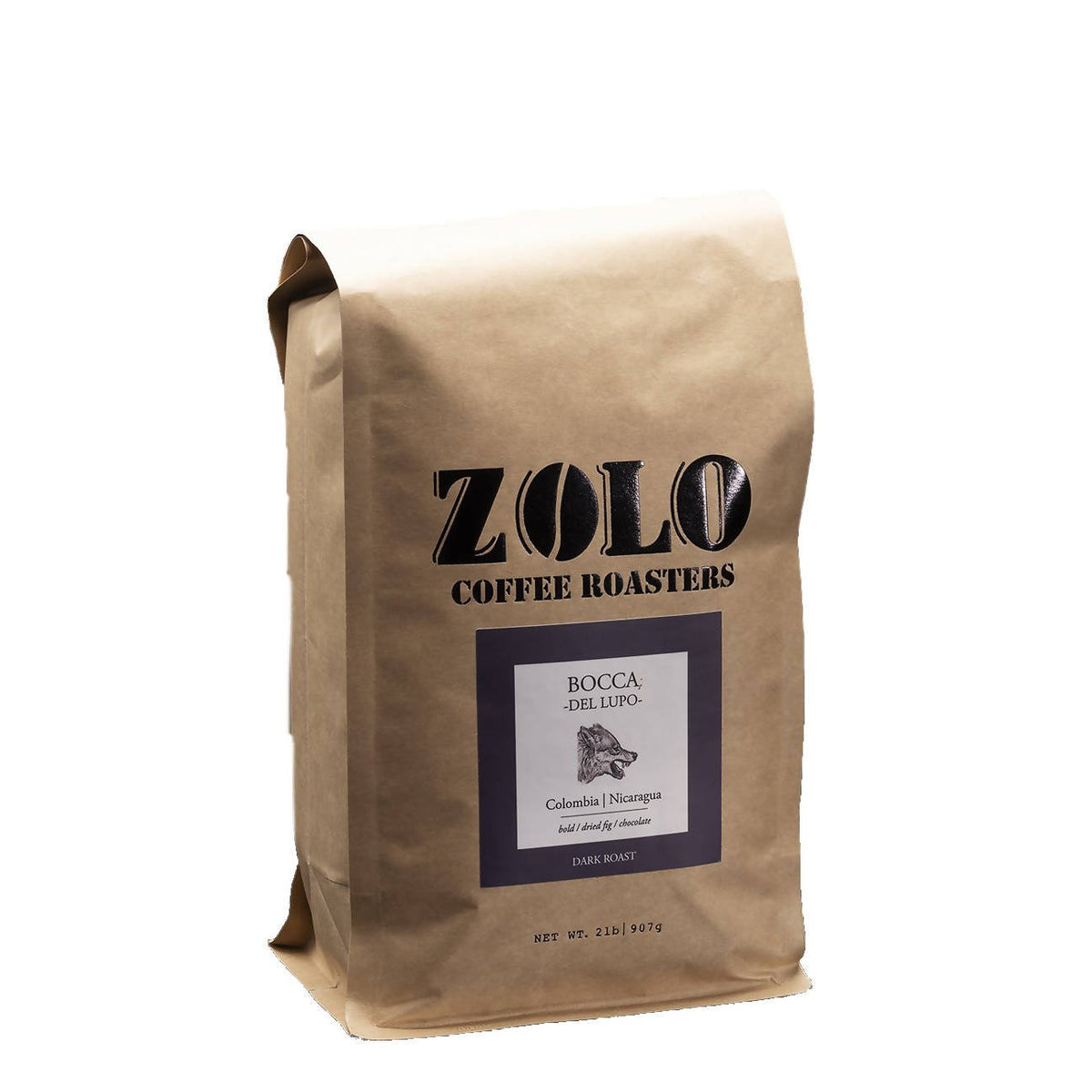Bocca Del Lupo Kaffeebohnen (dunkel Roast) Taschen – 2 LB