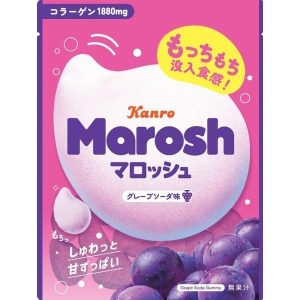 Kanro, Marosch, Traubengeschmack Marshmallow, – 50g
