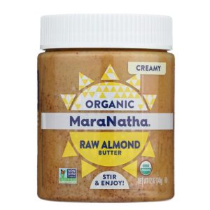 Maranatha Mandelbutter roh bio, 12 Unzen – Packung mit 6 Stück