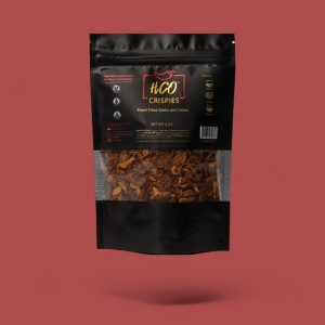 Fried Knoblauch & Zwiebel Crispies vegane Crunch Topping von hco