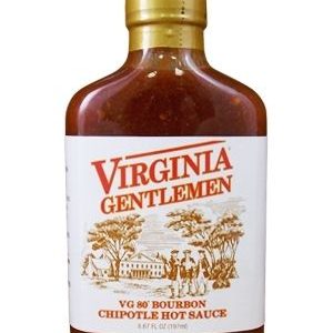 Virginia Gentleman Bourbon Chipotle scharfe Sauce, 6,67 Unzen.