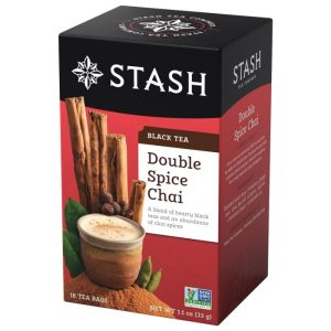 Stash Double Gewürz-Chai Essenz Tee, 18 Beutel, Packung mit 6