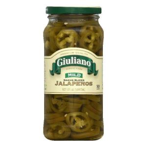 giuliano – jalapeño Paprika in Scheiben geschnitten nacho Stil mild, 16 Unzen Packung mit 6