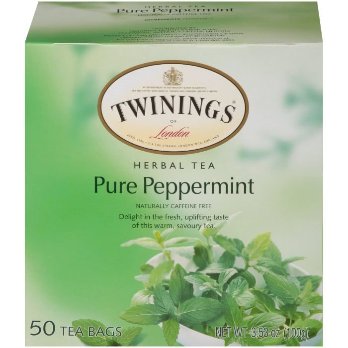 Twinings Reiner Pfefferminztee, 50 Beutel – Packung mit 6