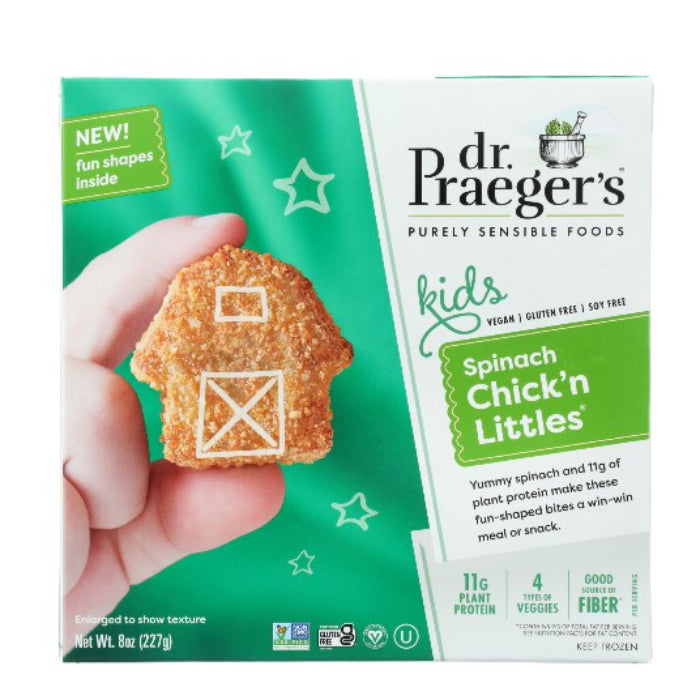 Dr. Praeger – Spinat Chick'n Littles, 8 Oz (6er Packung)