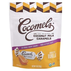Cocomels – Caramels Vanillebeutel Bio 3,5 Unzen (Packung mit 6 Stück)