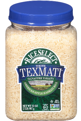 Reis Select Texmati Weißer Reis, 32 oz Gläser (Packung mit 4)