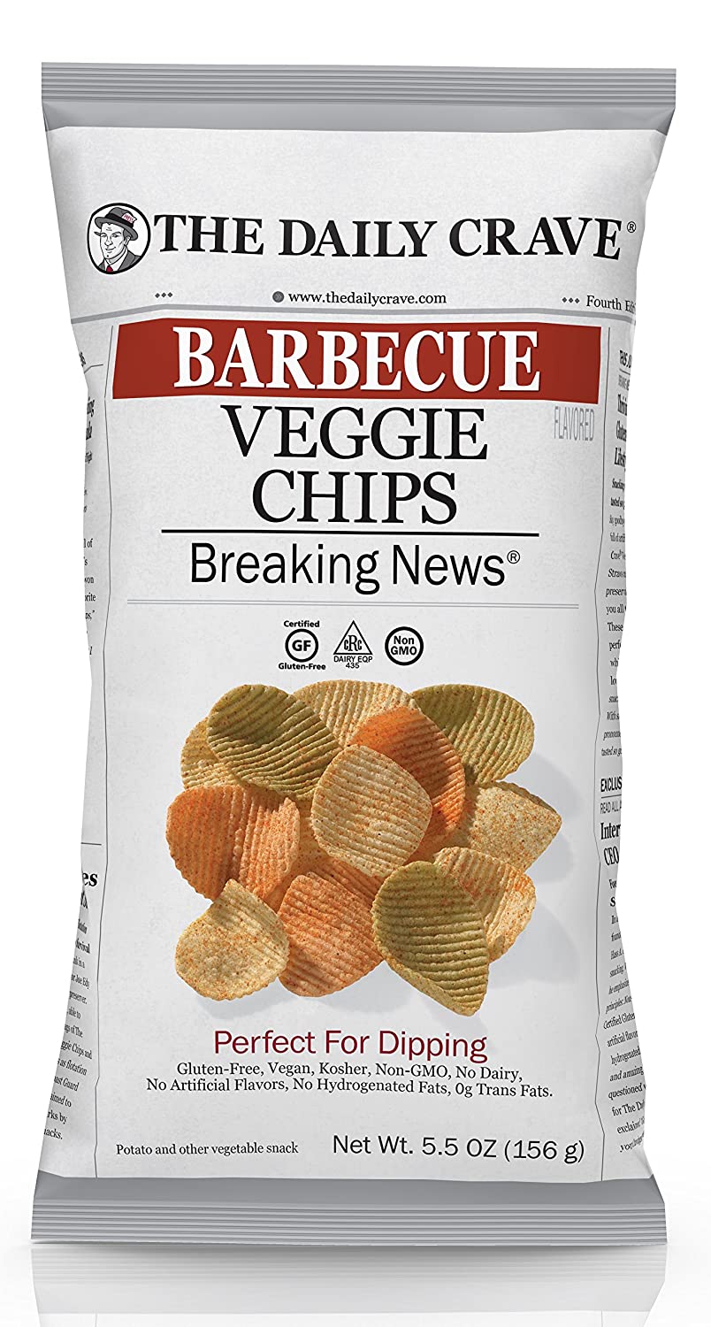 The Daily Crave Veggie Chips Grill 5,5 Oz – Packung mit 8 Stück