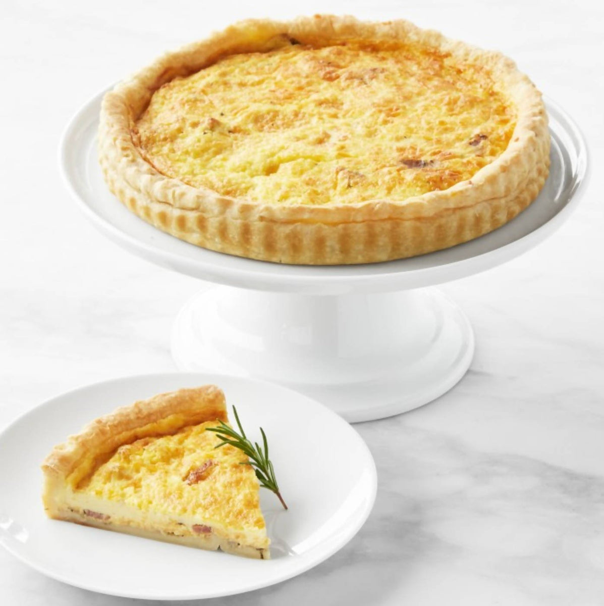 9′′ Speck & Zwiebel Quiche