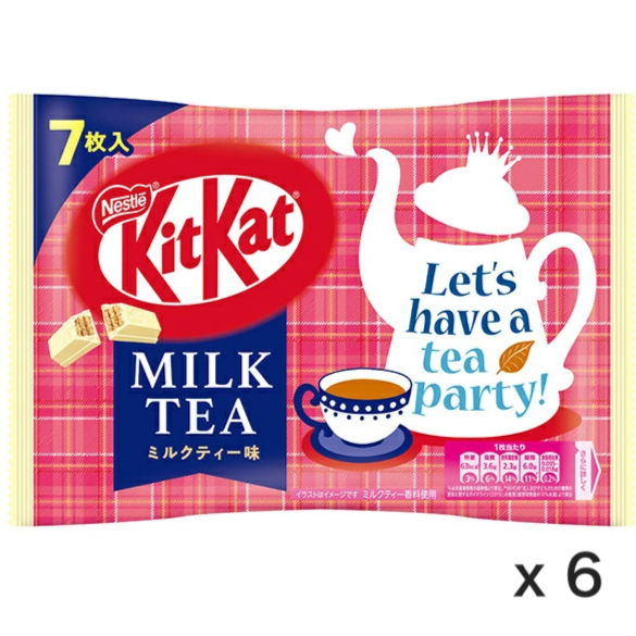 Kit Kat Mini-Milch-Tee-Geschmack x 6 Beutel Sonderedition Geschmack Japan – Tokyo Sakura Mall
