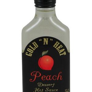 Gold -Neige Hitze Pfirsich Dessert scharfe Sauce