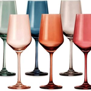 der Wein savant muted Farbe Weingläsern 6 von Satz