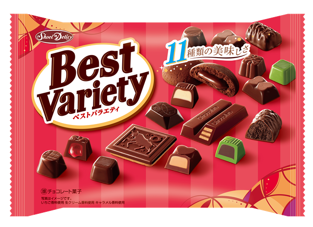Shoei, Schokoladen-Sortiment, “Beste Sorte”, 11 Sorten in 1 Beutel, 180g
