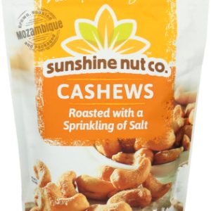 Sunshine Nut Company Cashewnüsse gebraten gesalzen 7 Oz – Packung mit 6