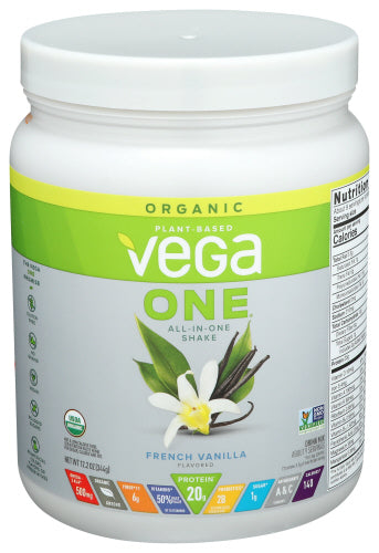Vega One Bio Protein Pulver in Vanille 12.2 OZ – Packung mit 1