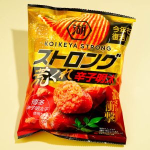 Koikeya Strong Kartoffelchips – würziger Kabeljau