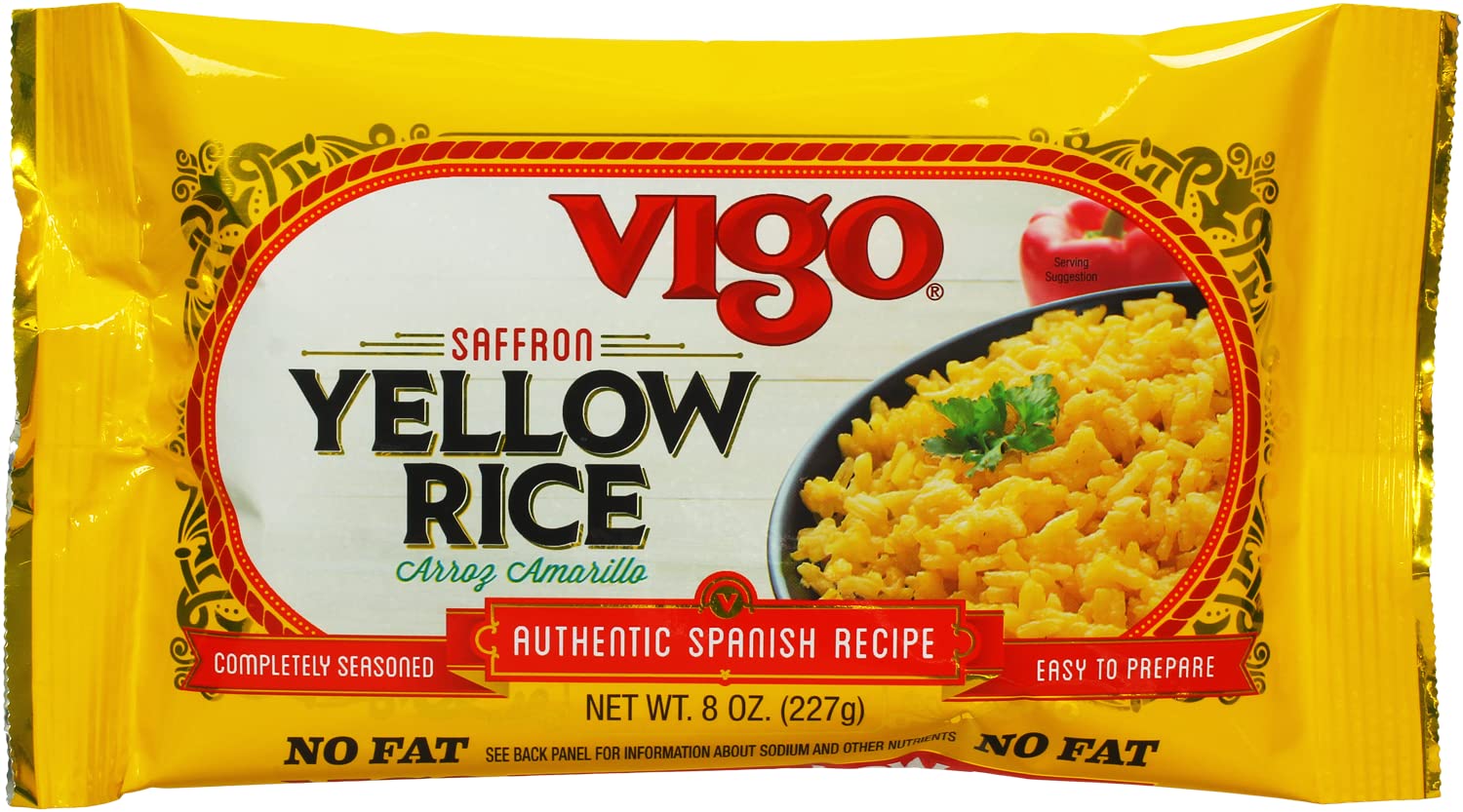 Vigo Reis gelb 8 Oz – Packung mit 12