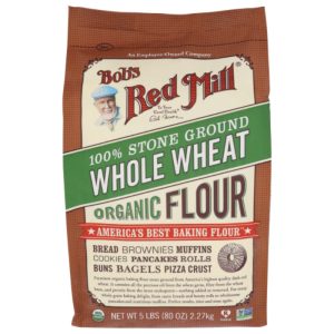 Bob's Red Mill Mehl, Vollkorn, Bio, 5 Lb – Packung mit 8