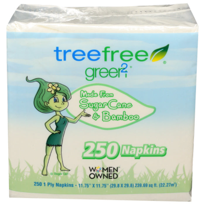 Green2 Serviette Lunch Tree Kostenlos 250 Stk – 16er Packung
