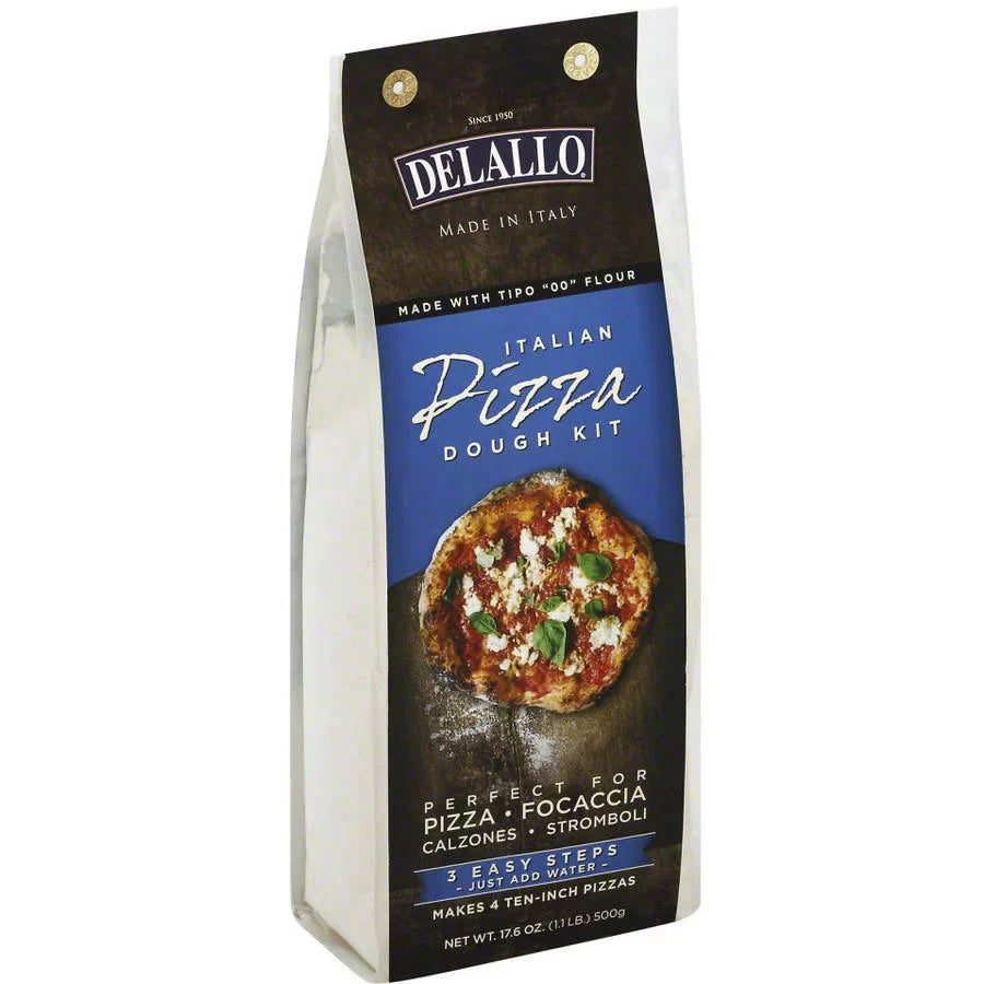 Delallo Pizza Dough Kit, 17,6 Oz – Packung mit 10 Stück
