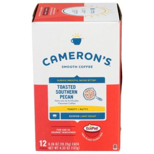 Camerons Kaffee – gerösteter südlicher Pekannus aromatisiert einzigen Servieren, 12 Eac