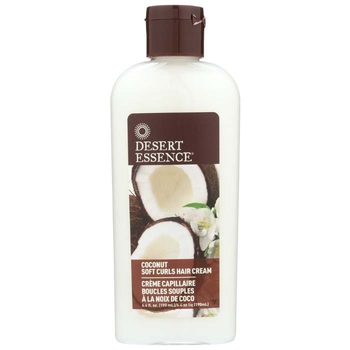 Desert Essence – Kokos weich Curls Haarcreme, 6,4 fl oz – Packung mit 3 Stück