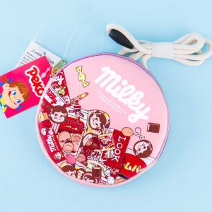 Milky Peko-Chan Snacks Schultertasche