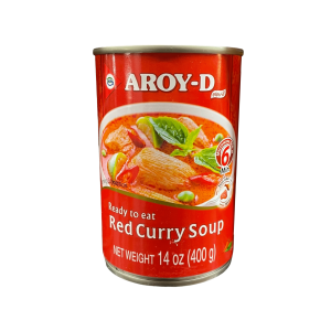 Aroy-d rote Currysuppe bereit zu essen