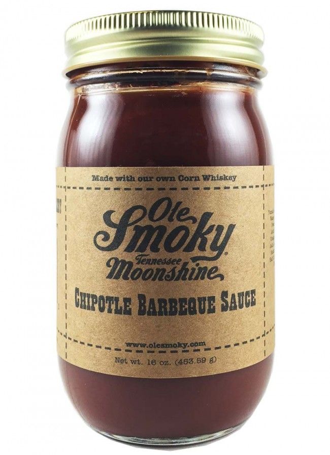 Ole Smoky Moonshine Chipotle BBQ Soße. – 16oz