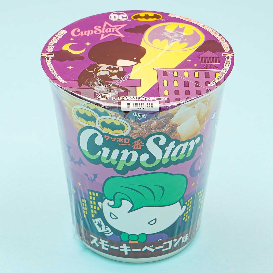 Batman x CupStar Smoky Bacon Instant Ramen Becher