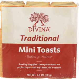 Divina – Traditional Toasts Mini, 2,82 Unzen (Packung mit 24 Stück)