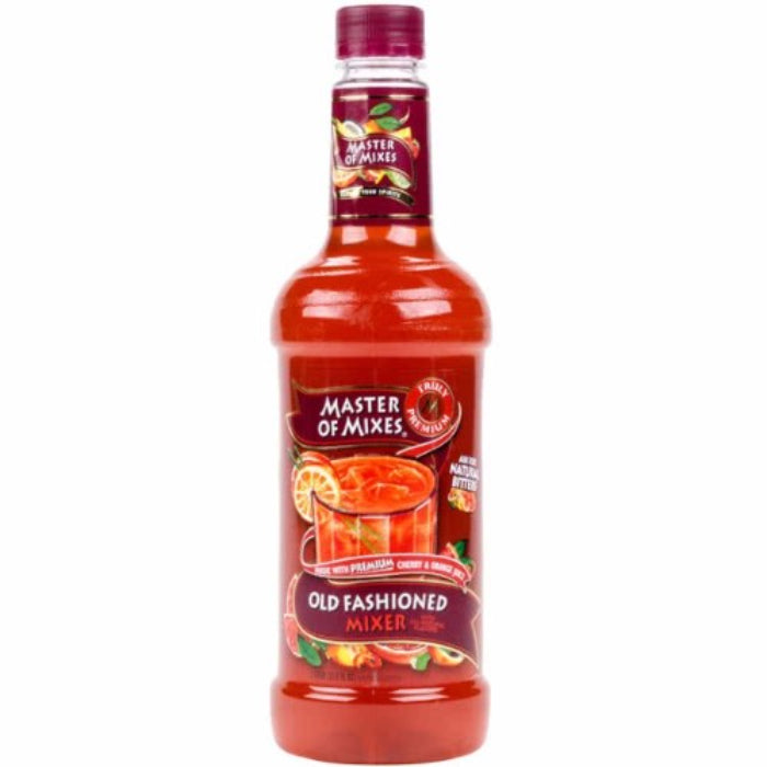 Master of Mixes – Old Fashioned Cocktail Mischung, 33,8 oz – Packung mit 6 Stück