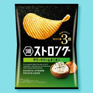 Koikeya Strong Kartoffelchips – saure Sahne Zwiebel