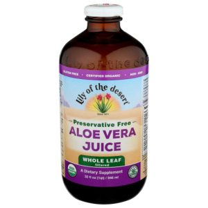 Lily Of The Desert Bio ganze Blatt Aloe Vera Saft, 32 Unzen – Packung